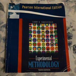 Pearson Experimental Methodology with Colorful Geometric Cover